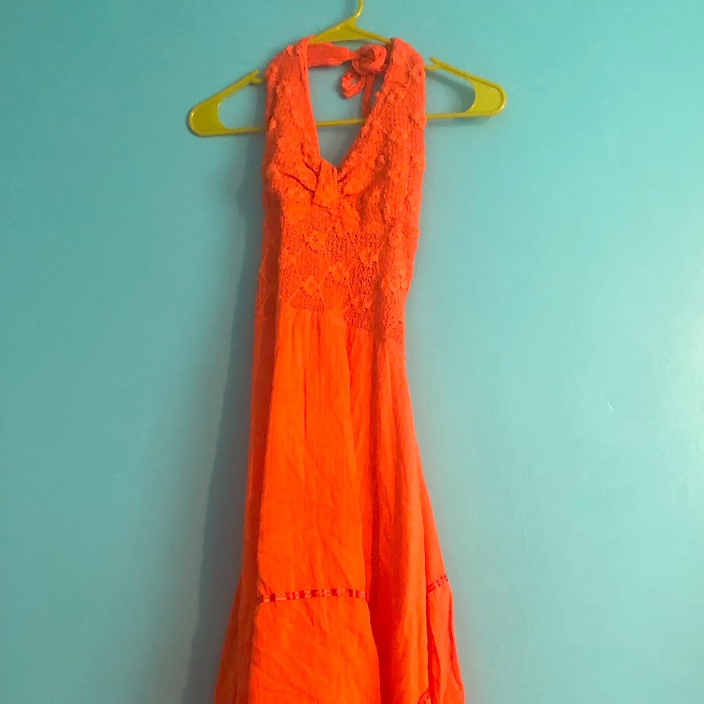 Bright Orange Summery Dress